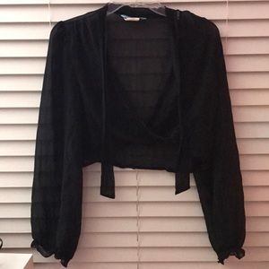 Sheer Marciano Belly Top